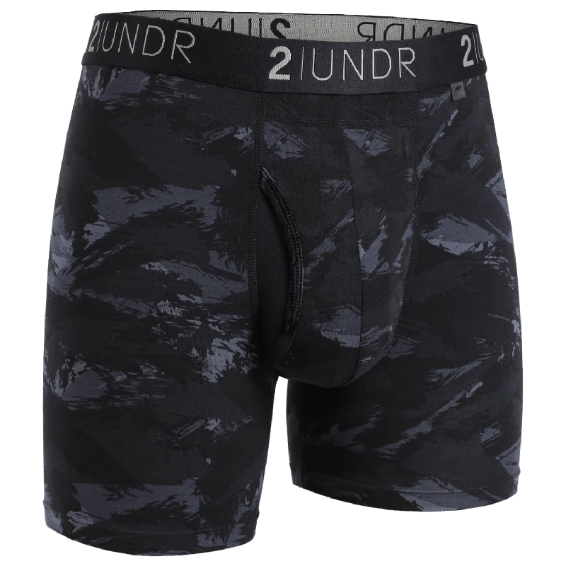 2UNDR Mens Swing Shift Boxer Brief Prints