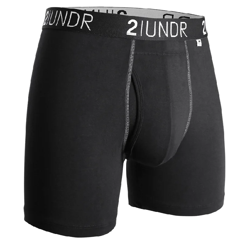 2UNDR Mens Swing Shift Boxer Briefs Solid