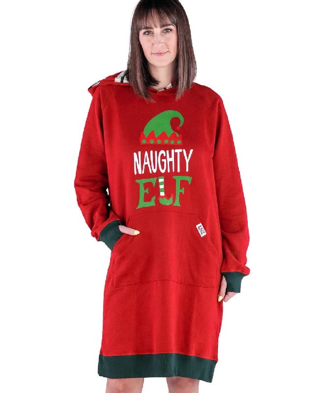 Naughty Elf Sleep Hoodie