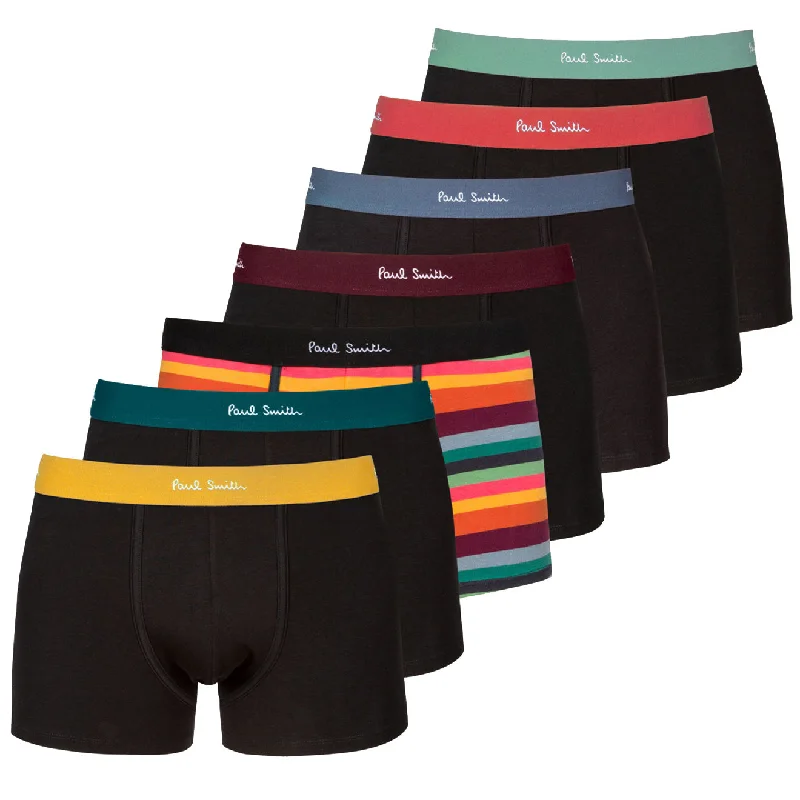 Paul Smith 7 Pack Trunks Black