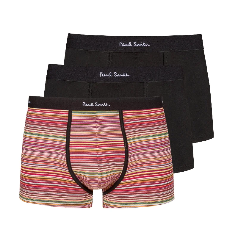 Paul Smith Trunk 3 Pack Black / Multi Stripe