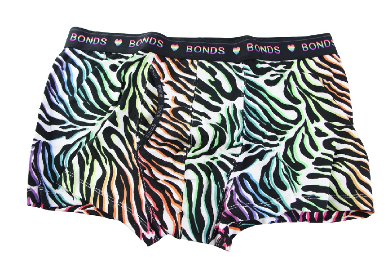 10 x Bonds Mens Guyfront Pride Trunks Underwear Undies Black Multi