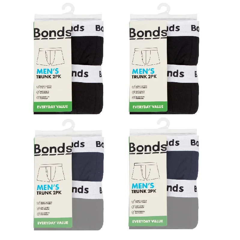 8 x Bonds Everyday Trunks Mens Underwear Assorted Shorts Briefs Jocks