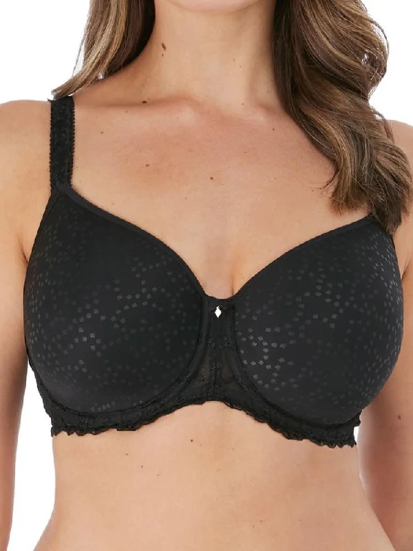 Ana Moulded Spacer Bra - Black