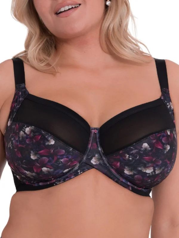 WonderFully Full Cup Bra - Black Floral