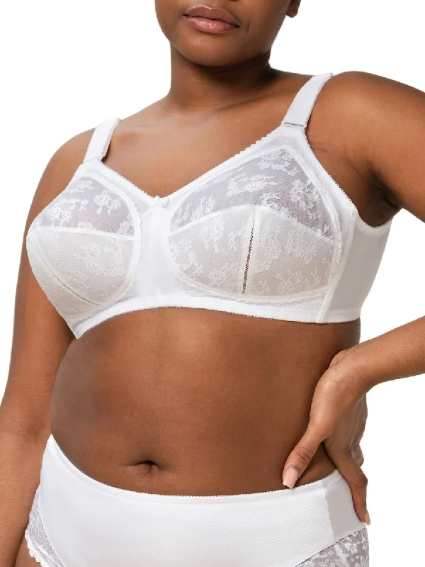 Doreen Classic Full Cup Bra - White