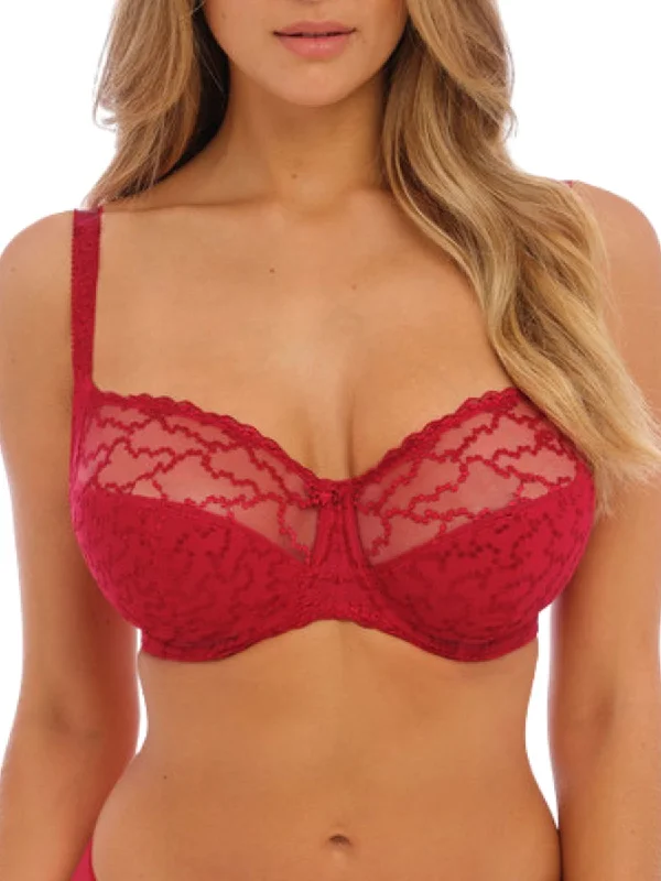 Ana Side Support Bra - Red