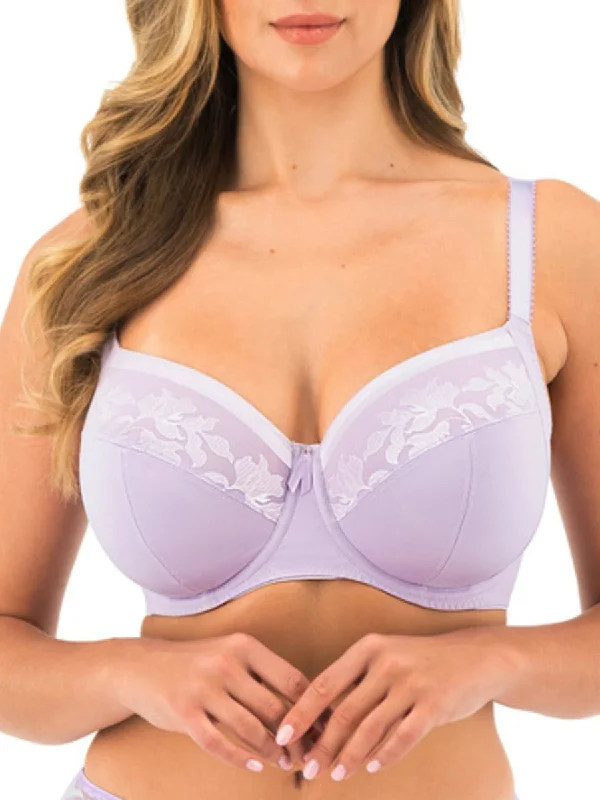 Illusion Full Cup Side Support Bra - Orchid