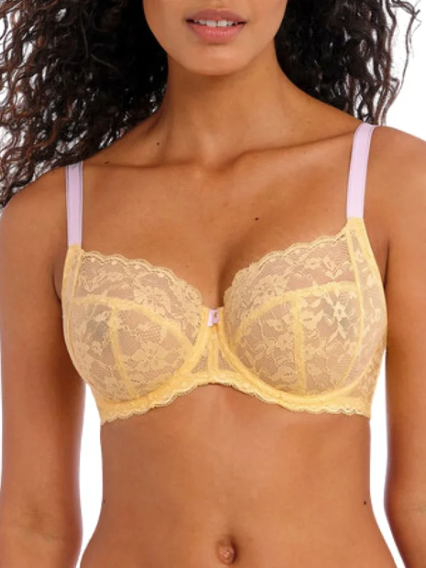 Offbeat Side Support Bra - Lemon Fizz