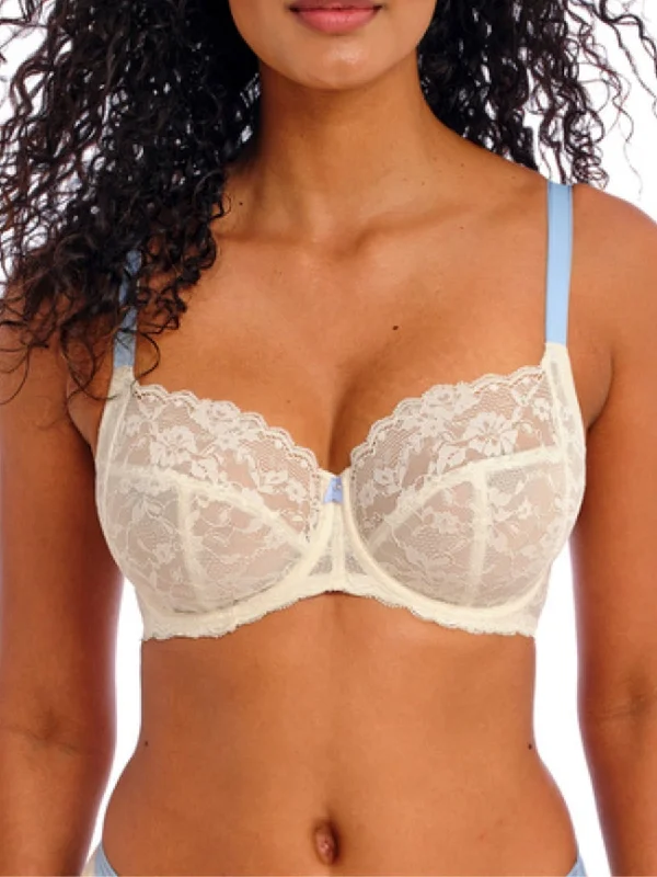 Offbeat Side Support Bra - Something Blue