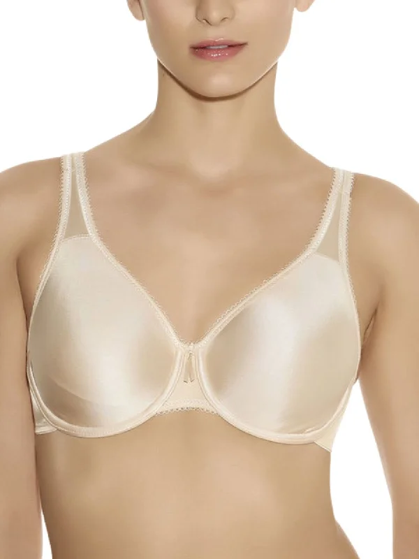 Basic Beauty Full Figure Underwire Bra - Nude