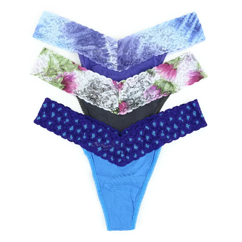 3-Pack Original Rise Thongs | Lagb/Nslb/Wild Thistle/Riptide