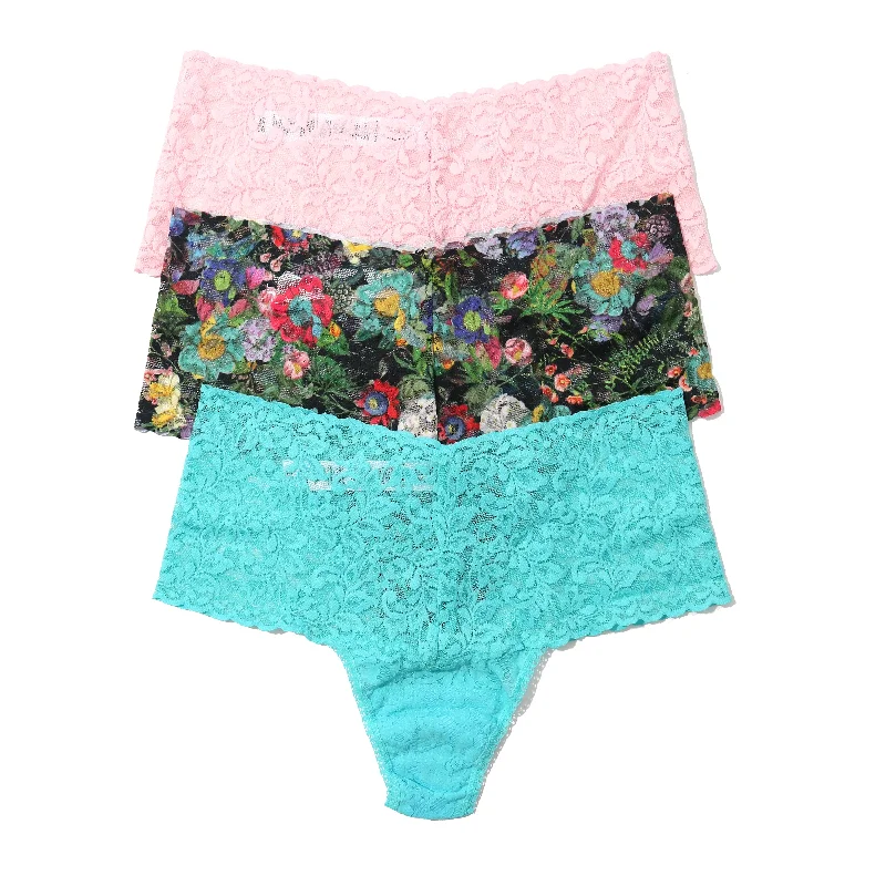 3-Pack Retro Thong | Voices On The Veranda Multi