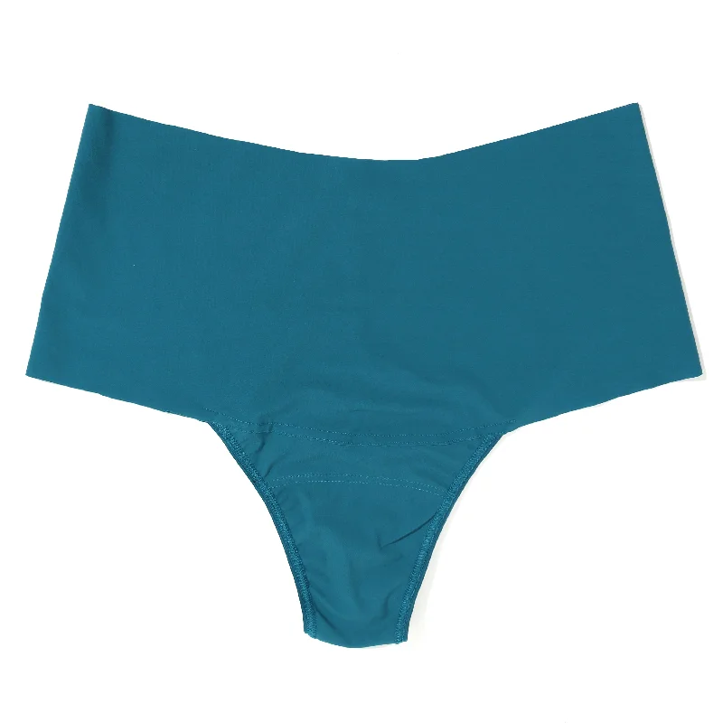 Breathesft Hi-Rise Thong | Earth Dance (Green)