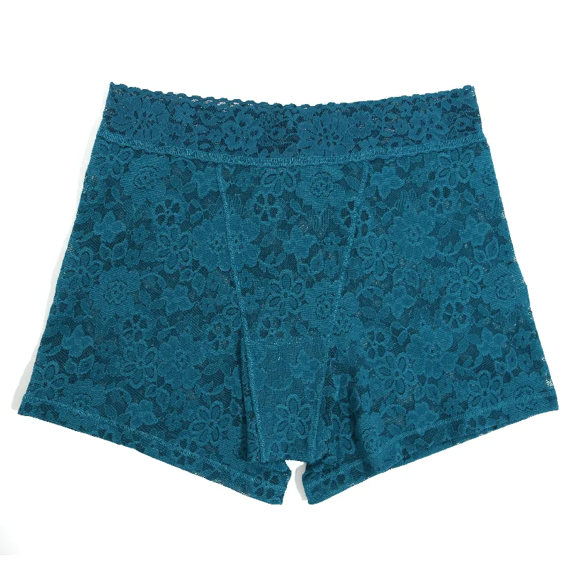 Daily Lace Boxer Brief | Earth Dance (Green)