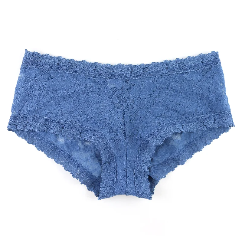 Daily Lace Boyshort | Storm Cloud Blue