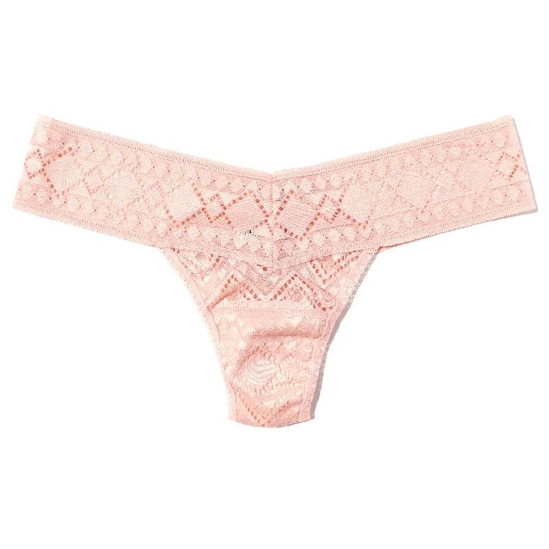 Gem Lace Low Rise Thong | Sweet Chamomile