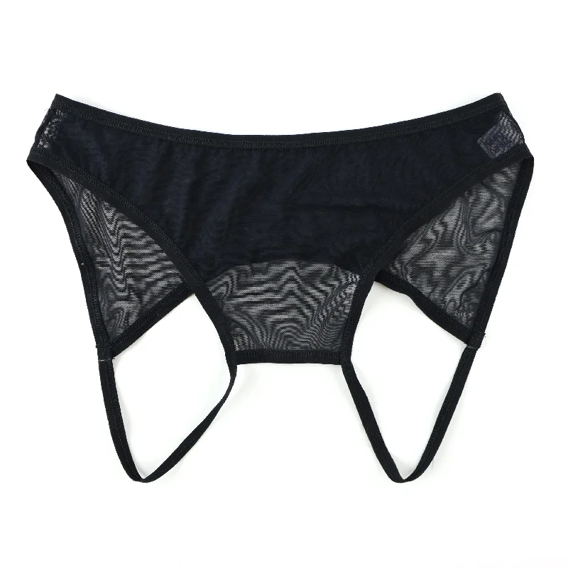 Ouvert Mesh Bikini | Black