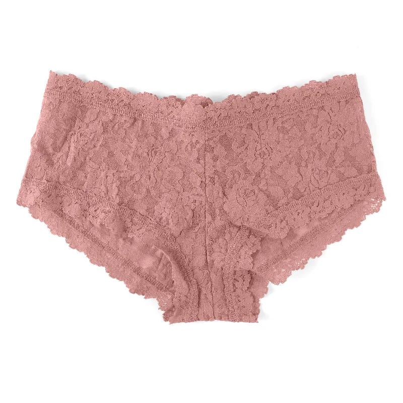 Signature Lace Boyshort | Desert Rose