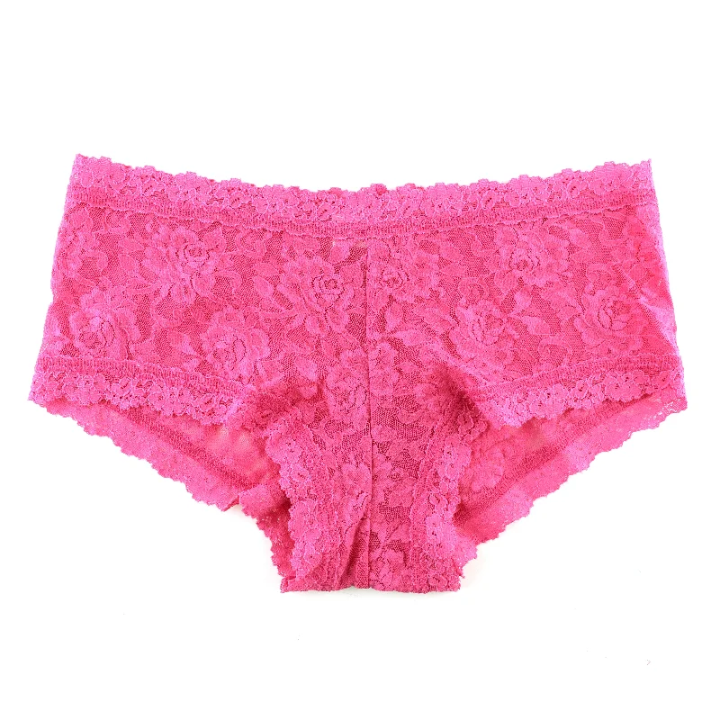 Signature Lace Boyshort | Dragon Fruit Pink