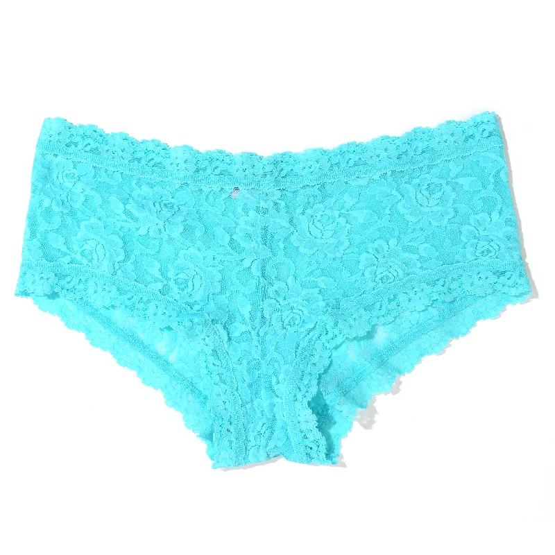 Signature Lace Boyshort V2 | Aquatic Blue