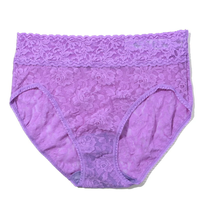 Signature Lace French Brief | Electric Orchid