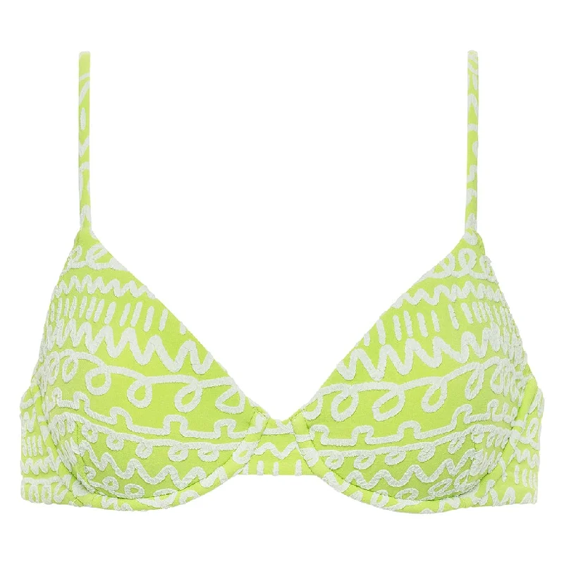 Dainty Bikini Top | Lime Icing