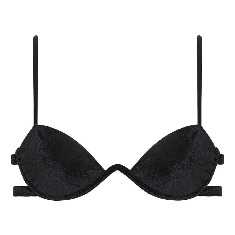 Elany Bikini Top | Black Velvet