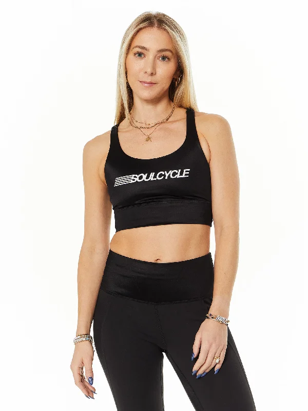 Lululemon | Energy Longline Bra Foil | Black