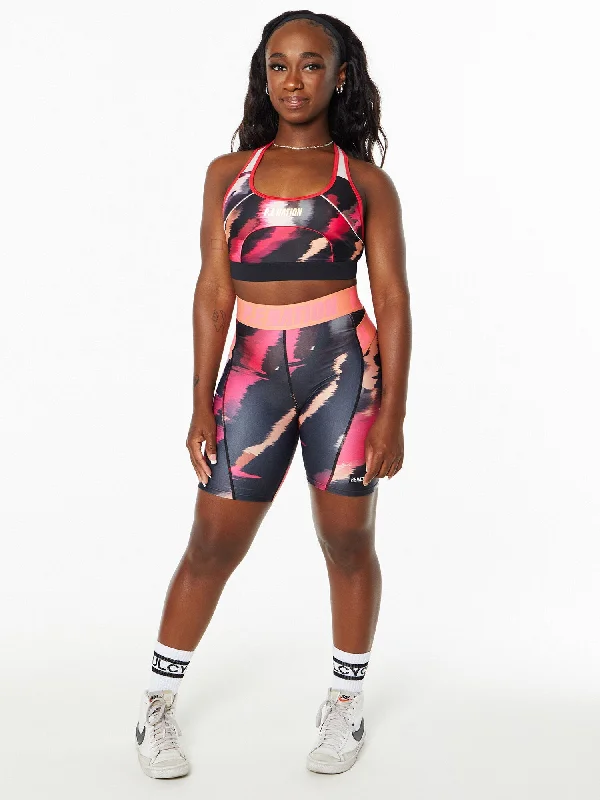 P.E Nation | Fluid Sports Bra | Multi Print