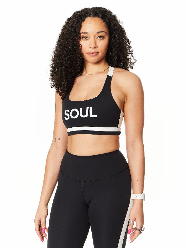 SPLITS59 | Miles Rigor Bra | Black/White