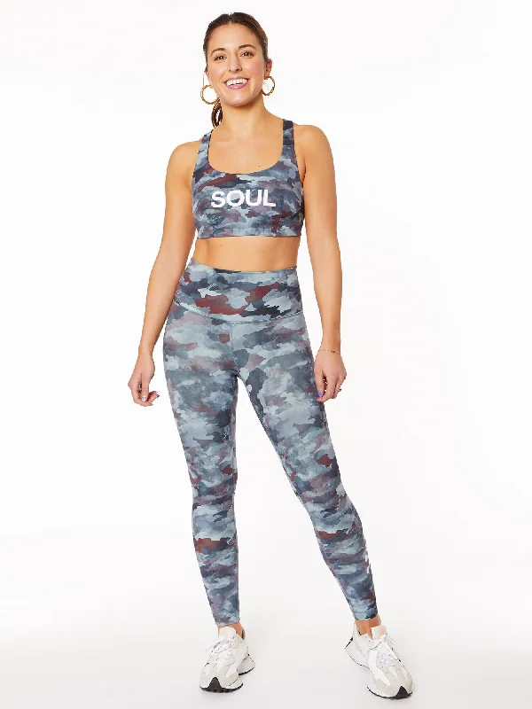 Lululemon | Wunder Train Bra Heritage | Camo Wash Mineral Blue Multi