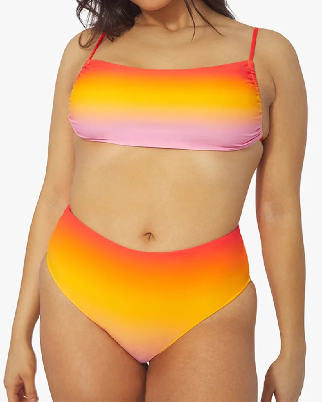 Leigh Gradient Bikini Top | Baby Pink