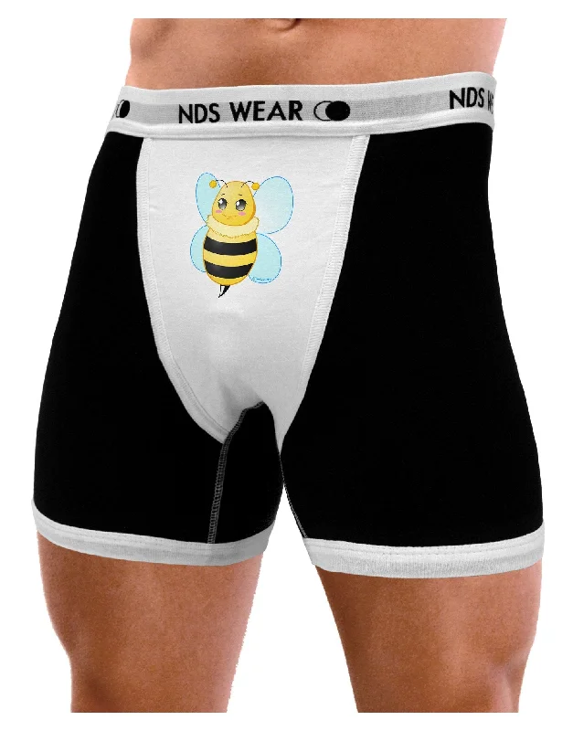 Cute Bee Mens Boxer Brief Underwear