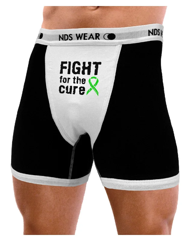 Fight for the Cure - Lime Green Ribbon Lyme Disease Mens Boxer Brief Underwear