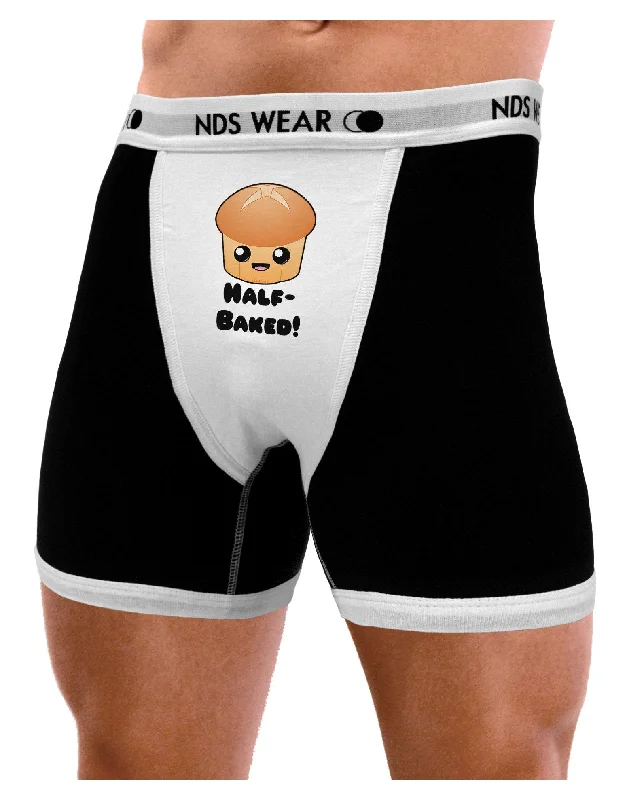 Half Baked Cute Roll Mens Boxer Brief Underwear