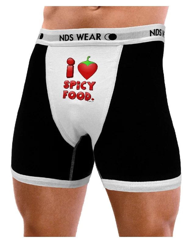 I Heart Spicy Food Mens Boxer Brief Underwear