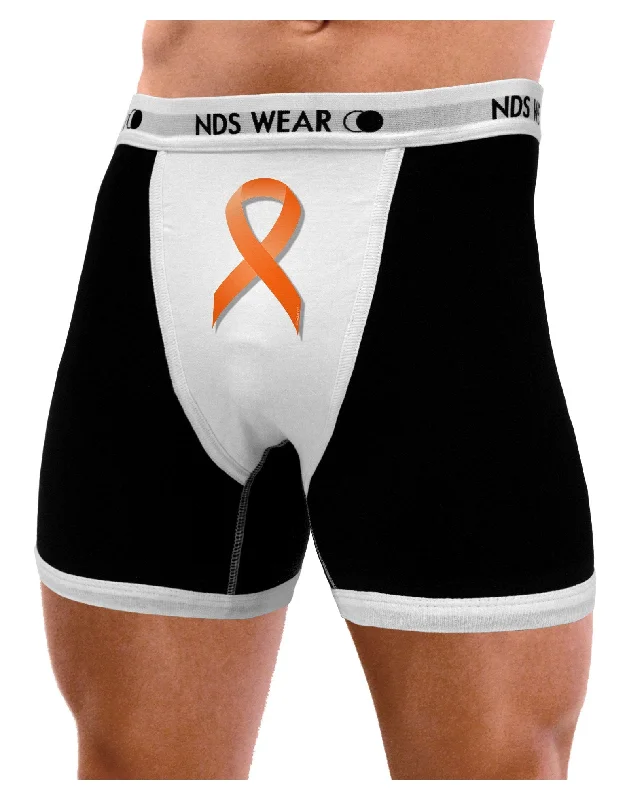 Leukemia Awareness Ribbon - Orange Mens Boxer Brief Underwear