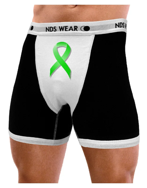 Lyme Disease Awareness Ribbon - Lime Green Mens Boxer Brief Underwear