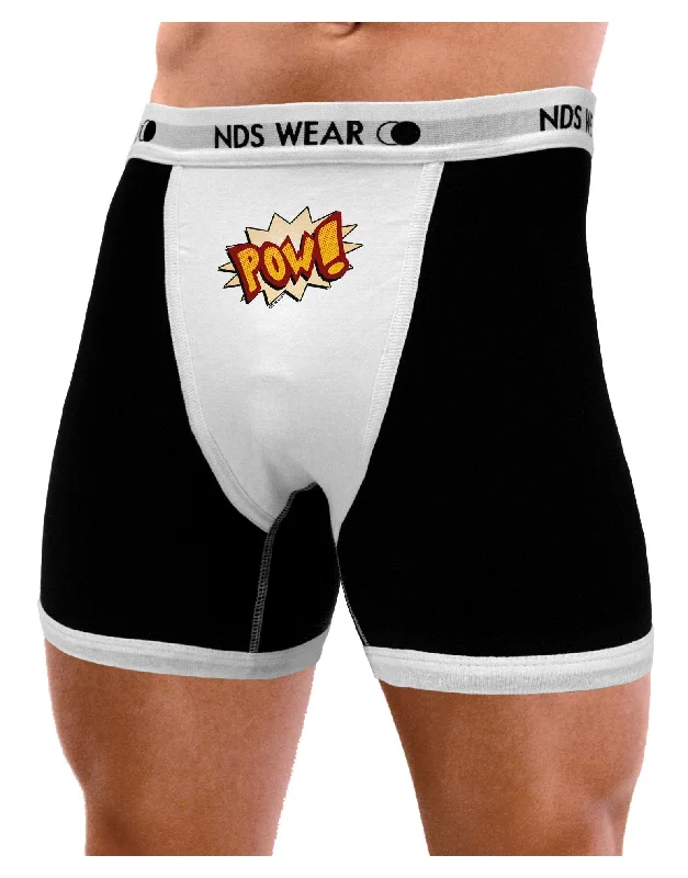 Onomatopoeia POW Mens Boxer Brief Underwear