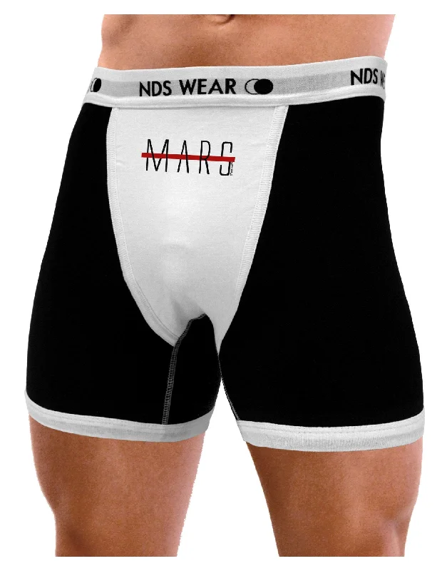 Planet Mars Text Only Mens Boxer Brief Underwear