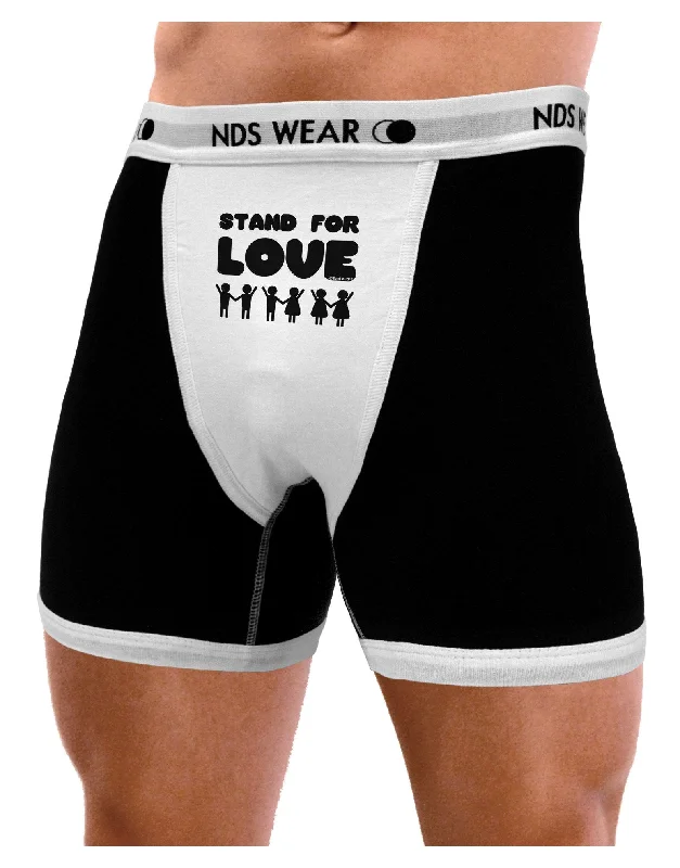 Stand For Love Mens Boxer Brief Underwear