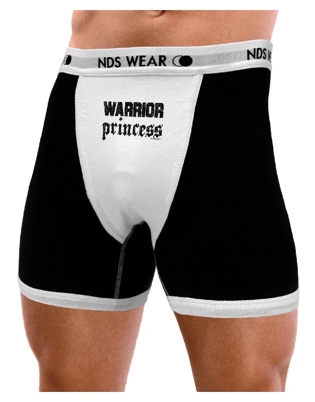 Warrior Princess Script Mens Boxer Brief Underwear