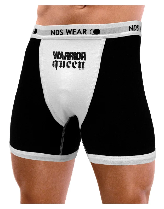 Warrior Queen Script Mens Boxer Brief Underwear