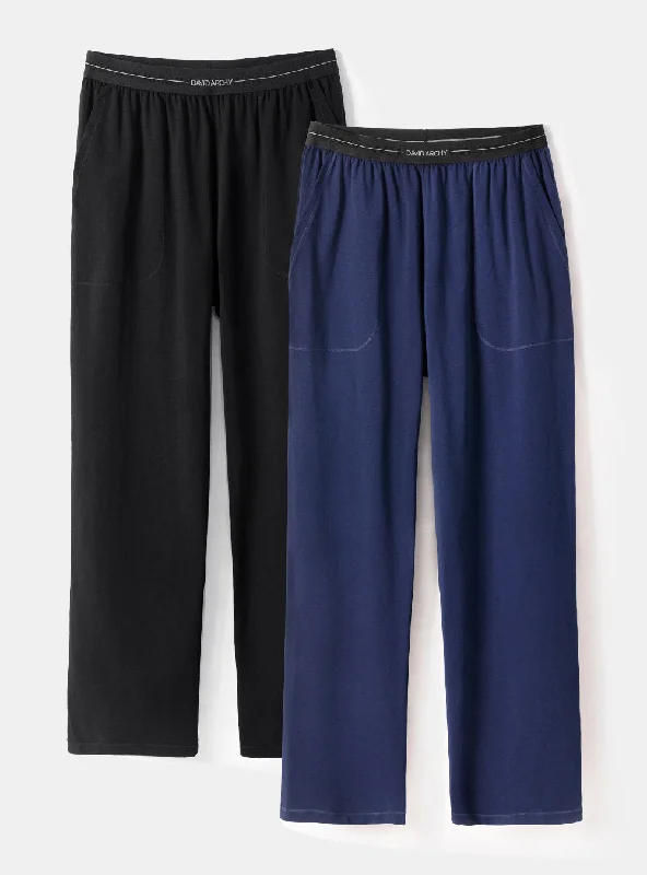 Cotton Plain Moisture Wicking Soft Lounge Pants