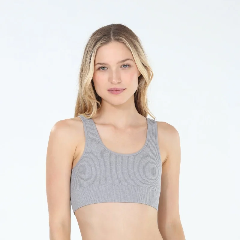 Bailey Bralette in Heather Grey