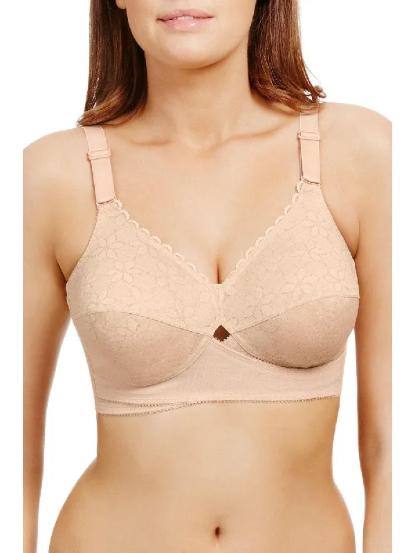 Beige Classic Wireless Soft Cup Support Bra