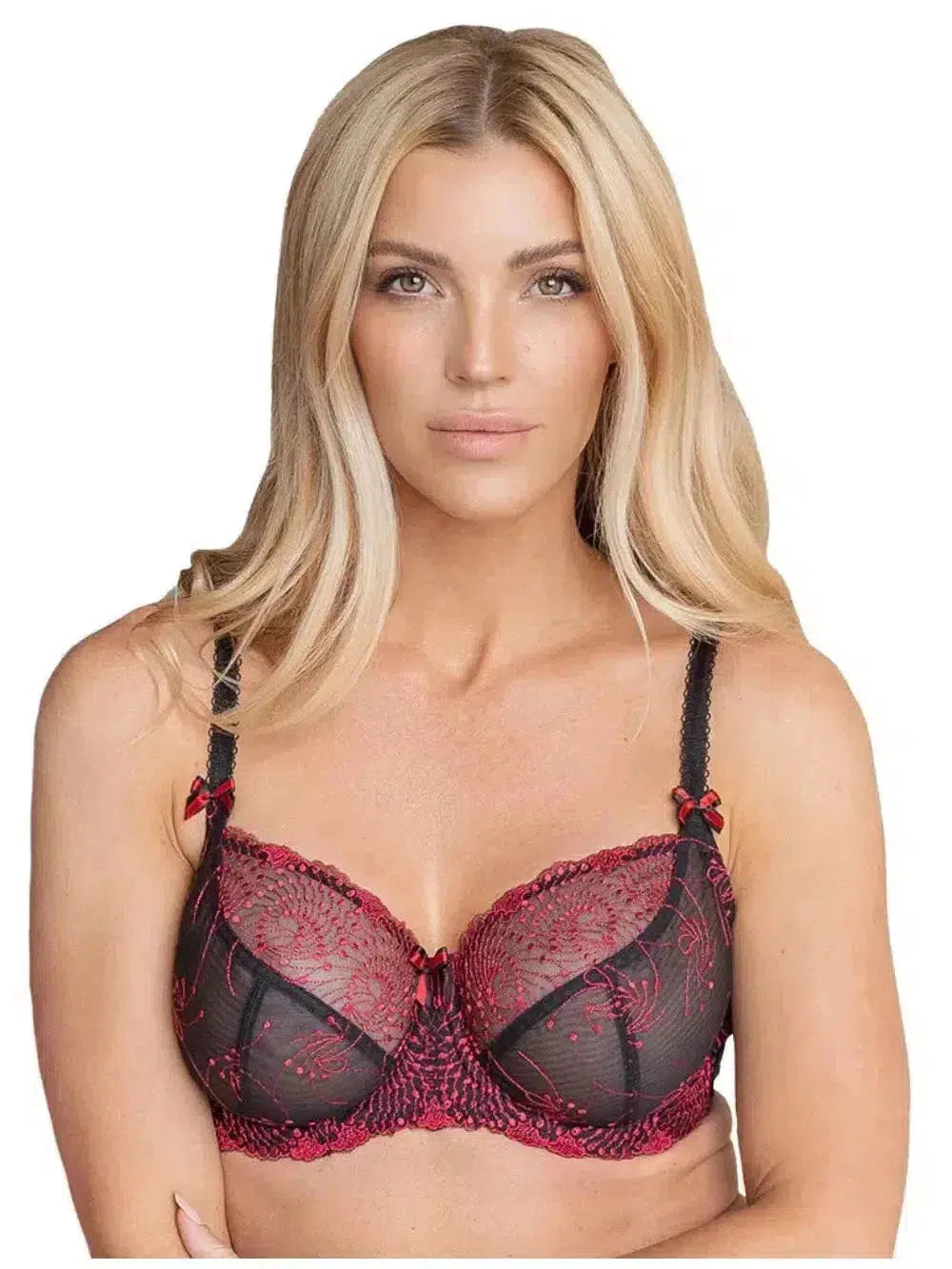 Black Red Nicole Bra