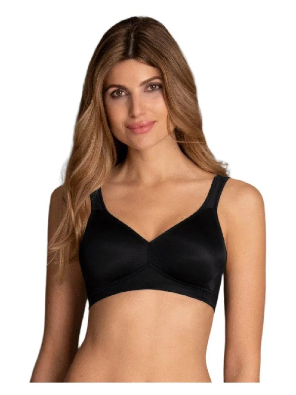 Black Twin Wireless Bra