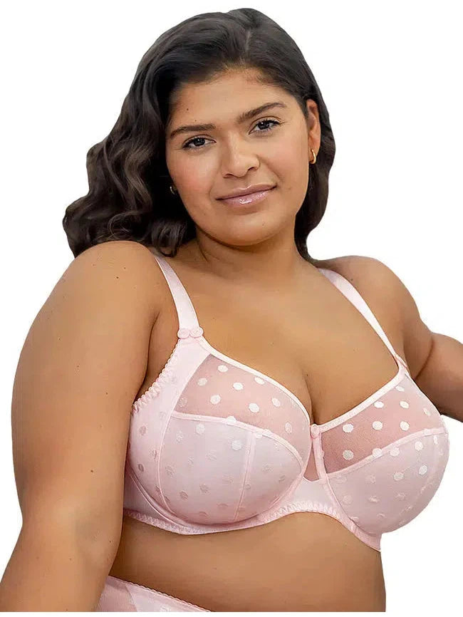 Blush Carmen Polka Dot Bra